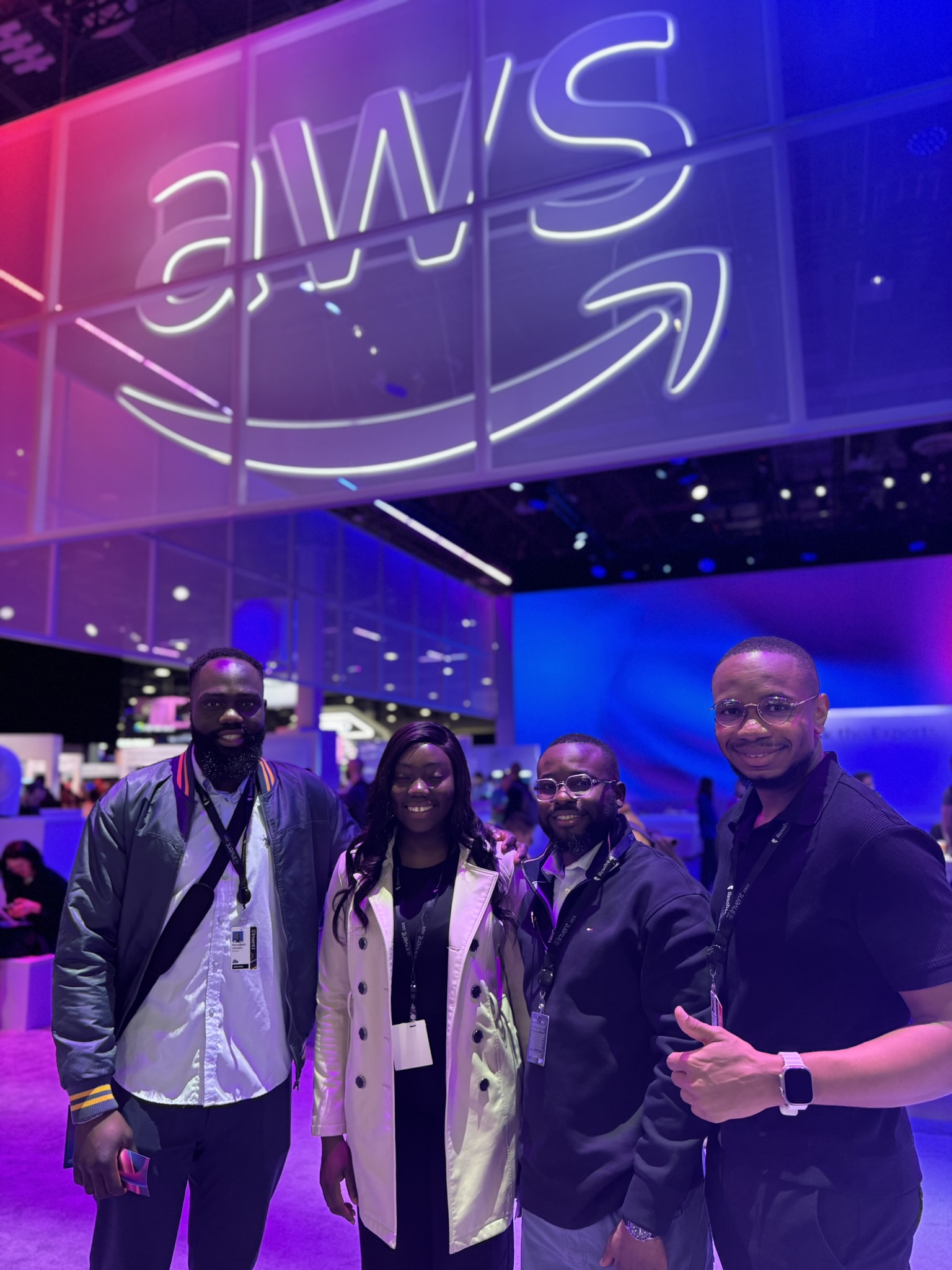 Elijah at an AWS event